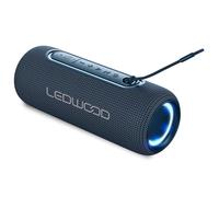 Ledwood - Altavoz portátil HiFi XTREM140 LD-XT140BT-BLUE, 100 W/10 W RMS, Bluetooth 5.0, TWS, resistente al agua IPX5, autonomía de 6H