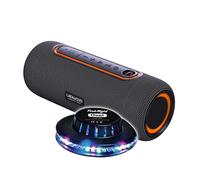 Ledwood - Altavoz portátil XTREM140 LD-XT140BT-BLACK, 100W/10W RMS, Bluetooth 5.0, TWS, impermeable IPX5, Autono. 6H, Juego de Luz Ovni