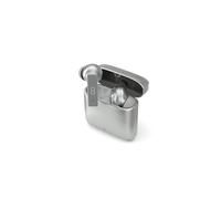 Ledwood Auriculares Titan en Plata de Ley, Bluetooth 5.1 inalámbrico, duración d