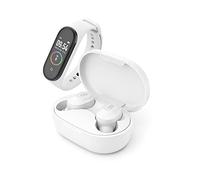 Ledwood Kepler - Auriculares inalámbricos + Rastreador de Actividad - Auriculares Táctiles - Soporte Vocal - Compatible con iOS/Android (Blanco)