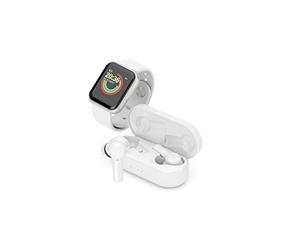 Ledwood-Pack Urban -Tws Earphones & Smartwatch-(White) ACC NUEVO