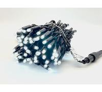 LEDZEIT - Profi Serie - Guirnalda de Luces LED, Cadena de Extensión sin Enchufe, Luz Continua, 10m, 100 LED Blanco Frío, debe Conectarse a la Cadena de Básica, Prolongable, impermeable IP67