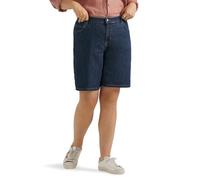 Lee Bermudas de Ajuste Relajado para Mujer de Talla Grande, Lagoon, 16 Plus