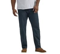 Lee Big & Tall Extreme Motion Pantalón Recto Liso para Hombre, Marino, 44W x 29L