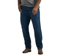 Lee Big & Tall Legendary Relaxed Straight Jeans, Sombra Nocturna, 50W / 34L Hombres