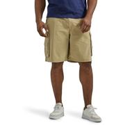 Lee Big & Tall Wyoming Pantalones Cortos Cargo con cinturón para Hombre, Buff, 54 cm