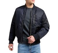 Lee Bomber Jacket Chaqueta, Negro I, XL Hombres