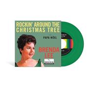 Brenda Lee Rockin' Around The Christmas Tree Translucent Emerald Single (Vinyl)