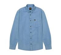 Lee Button Down Camiseta, Lakeside Wash, L Hombres