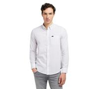 Lee Button Down Camiseta, Olive Grove, M para Hombre