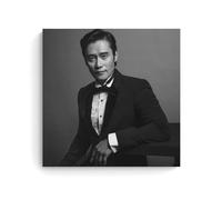 Lee Byung Hun Star Lienzo Póster Decoración Pintura Sala de Estar Arte Mural Dormitorio Impresión de Pared Pintura Arte Moderno Hogar Boy Habitación Impresión Pintura Niña Vacaciones Mural 30 x 30 cm