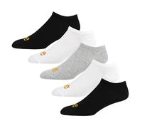 Lee Calcetines tobilleros unisex, calcetines de algodón de diseñador para hombre y mujer en negro/blanco/gris | Forros de tiro bajo con la marca Designer en mezcla de algodón Multipack de 8