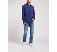 Lee Camisa de hombre manga larga. Azul M