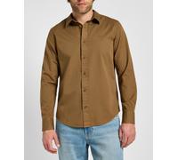 Lee Camisa de hombre manga larga. Marrón XL