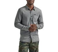 Lee Camisa de Manga Larga para Hombre, Mezclilla Gris, XL