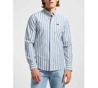 Lee Button Down Camiseta, Orion Stripe, S Hombres