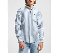 Lee Camiseta con Botones para Hombre, Orion Stripe, M