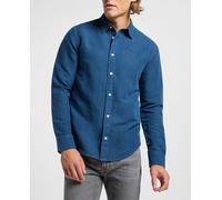 Lee Camisa manga larga de hombre. Azul S - Largo 276