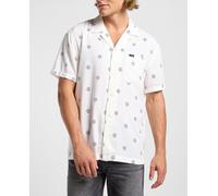 Lee Resort Shirt Camiseta, Crudo, XL Hombres