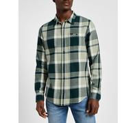 Lee Camisa manga larga de hombre. Verde XXL