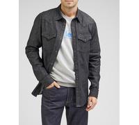 Lee Camiseta Regular Western, Negro Lavado, M para Hombre