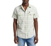 Lee Camisa SS Western para Hombre, Mercantile Sage Ombre, M