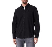 Lee Camiseta con Botones para Hombre, Negro, S