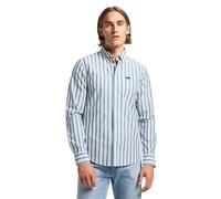 Lee Camiseta con Botones para Hombre, Orion Stripe, M