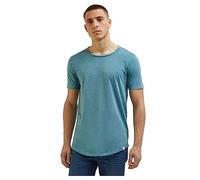 Lee Camiseta con Forma de Camiseta para Hombre, Azul, M
