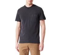 Lee Camiseta de Bolsillo Relajada, Negro Lavado, XXL para Hombre
