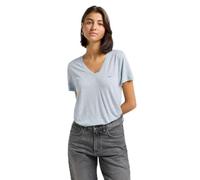 Lee Camiseta de Cuello en V para Mujer, Gris concreto, M