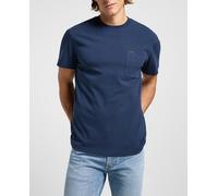 Lee Camiseta de manga corta de hombre con bolsillo. Azul 3/M