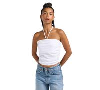 Lee Camiseta de Manga Corta para Mujer, Blanco Brillante, S