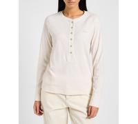 Lee Camiseta de manga larga de mujer. Beige M