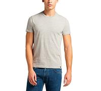 Lee - Camiseta Hombre - Corte Slim - Twin Pack Crew - Blanco