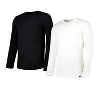Lee - Camiseta Hombre - Corte Slim - Twin Pack Crew - Blanco