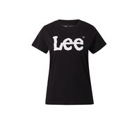 Lee Logo Tee, Camisetas Mujer, Negro, M