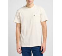 Lee Camiseta de Bolsillo Relajada, Beige, XXL para Hombre