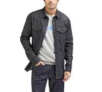 Lee Camiseta Occidental Regular para Hombre, Negro Lavado, S