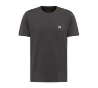 Lee Camiseta para Hombre con Logotipo de SS Patch, Color Negro Lavado, Talla L