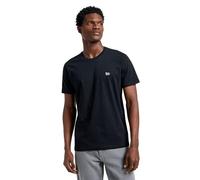 Lee SS Patch Logo tee Camiseta, Negro, 3XL Hombres