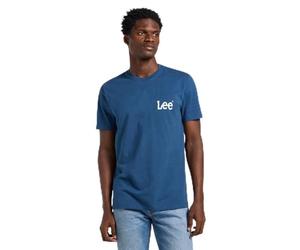 Lee Camiseta para Hombre Medium Wobbly tee, Orion Blue, S