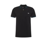 Lee Hombre Pique Polo Camiseta, Black 01, XL