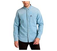 Lee Camiseta Riveted, Azul Espacial, L para Hombre