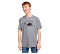 Lee Camiseta Xm Logo, Gris Grafito, S para Hombre