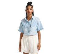 Lee Chambray Utility Shirt Camiseta, Luz sin Fin, M Mujeres