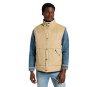 Lee Chaqueta reversible Western Puffer para hombre, arena, L