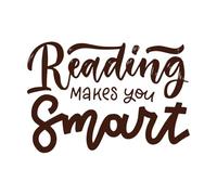 Lee citas que te hagan inteligente, inspirador y motivador. Pegatinas artísticas de vinilo 50.4x73.6cm Decoración artística Café