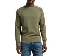 Lee Clean Raglan - Sudadera para Hombre, Verde mercantil, S