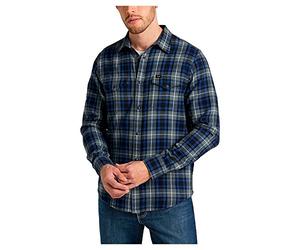 Lee Clean Regular Western Camiseta, Azul Antracita, S para Hombre